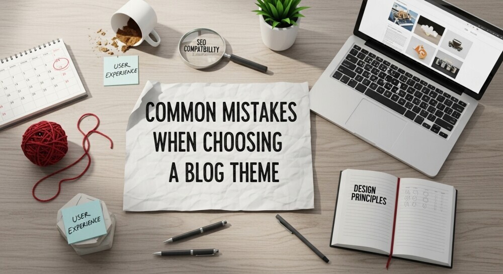 Common Mistakes When Choosing a Blog Theme