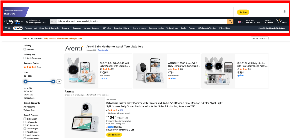 get amazon link