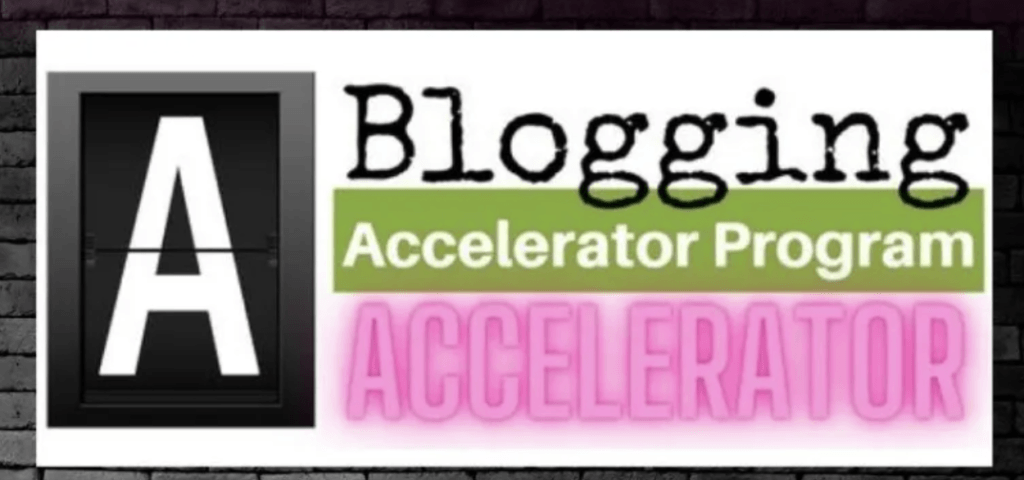 blogging accelerator course