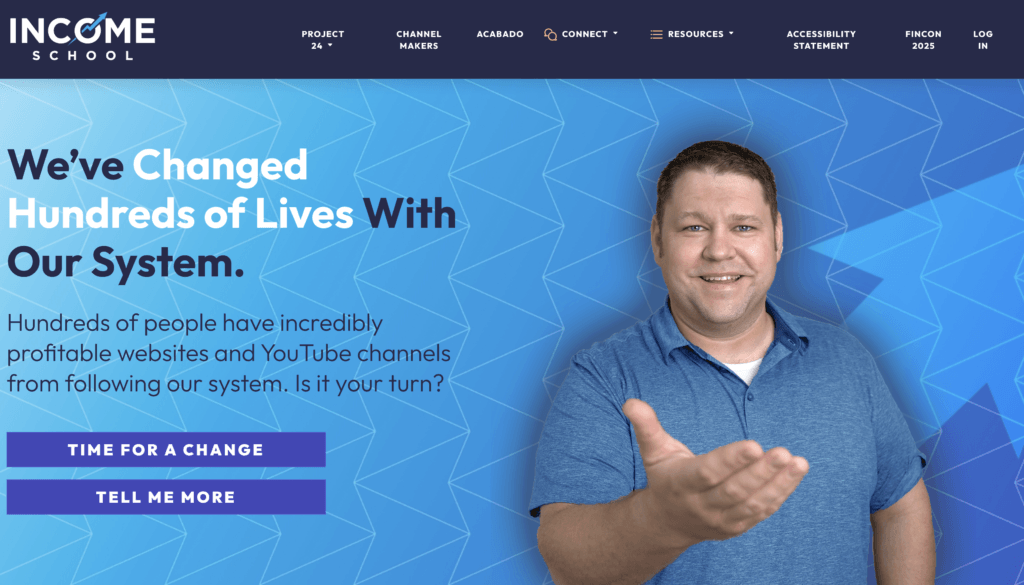 income school website image