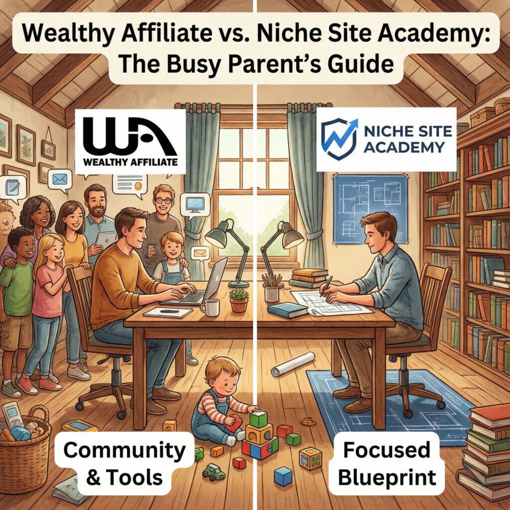 niche site academy vs wealthy affiliate