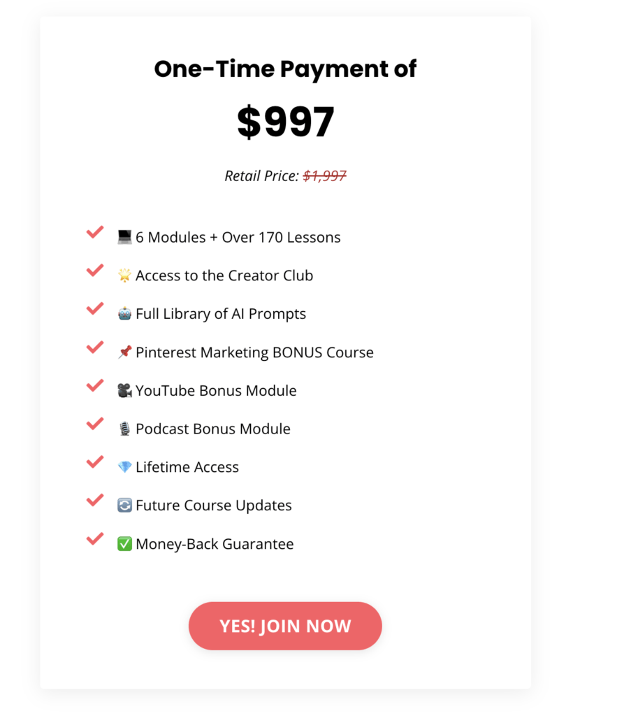 six figure blog builder costs