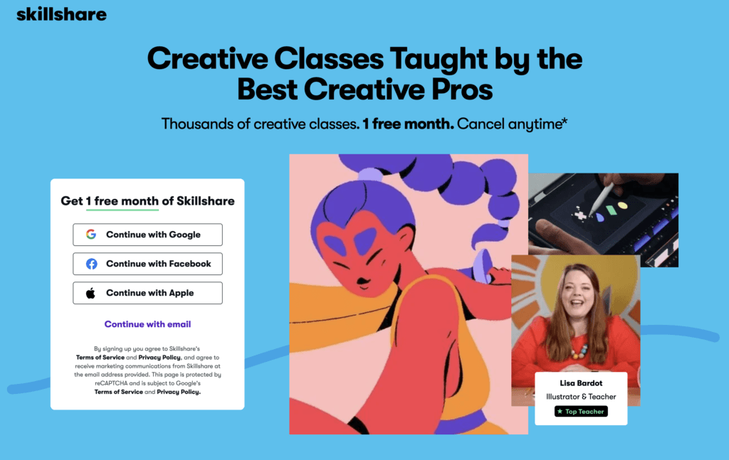 skillshare website image