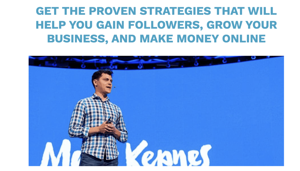 superstar blogging landing page