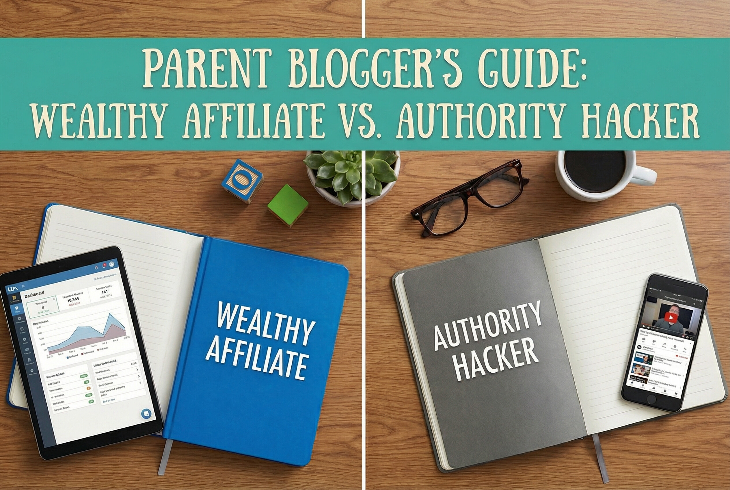 wealthy affiliate vs authority hacker featured
