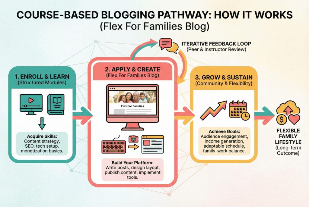 how course based blogging works