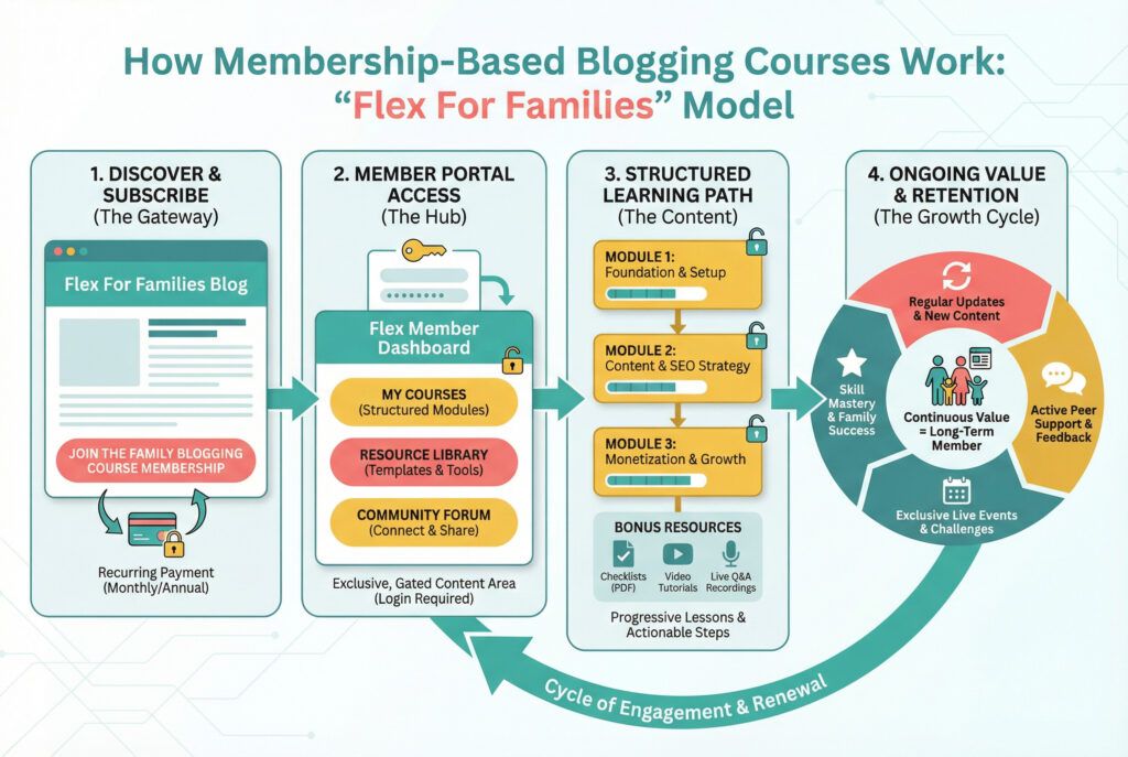 how membership courses work
