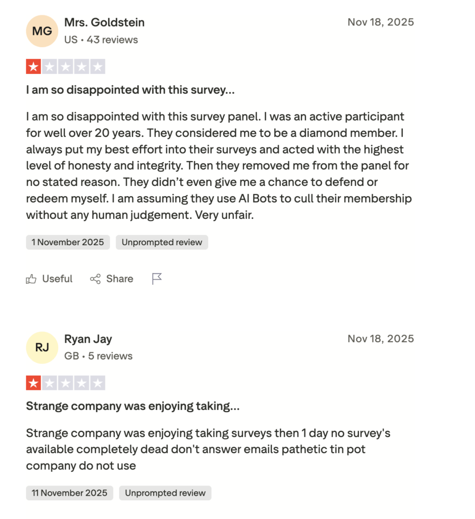 opinion outpost negative reviews