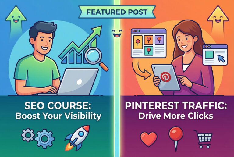 pinterest traffic courses vs seo courses