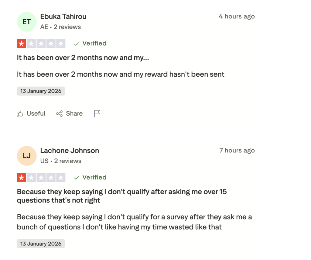 toluna negative reviews