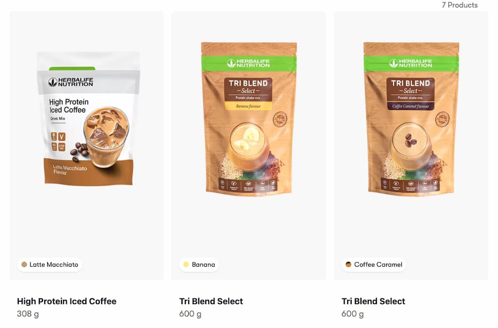 herbalife protein products