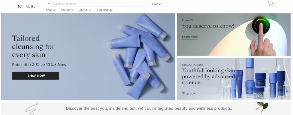 nu skin mlm review website image