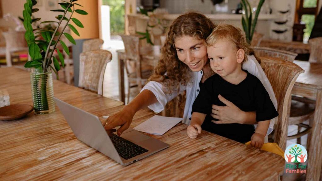 Parent feeling confident working from home as a freelance writer