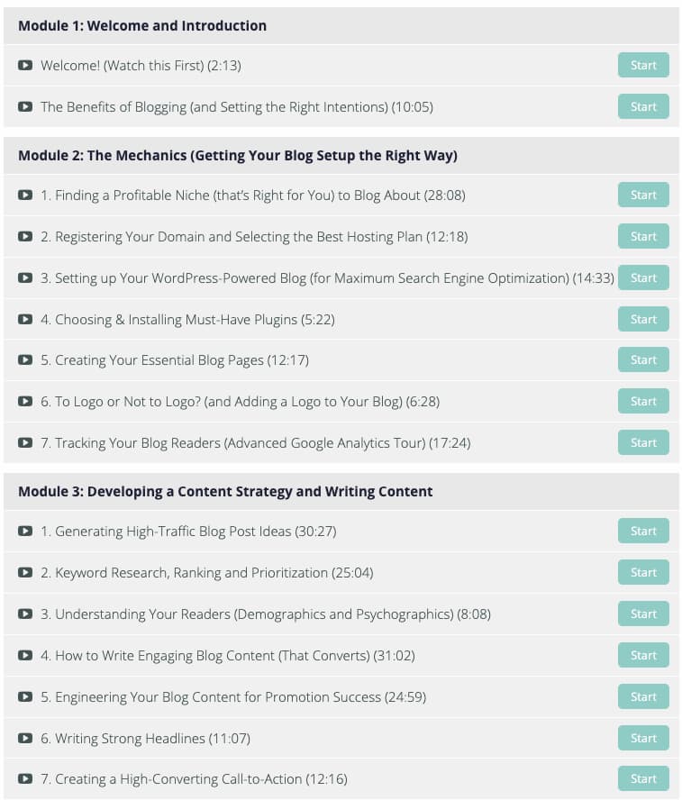 built to blog curriculum