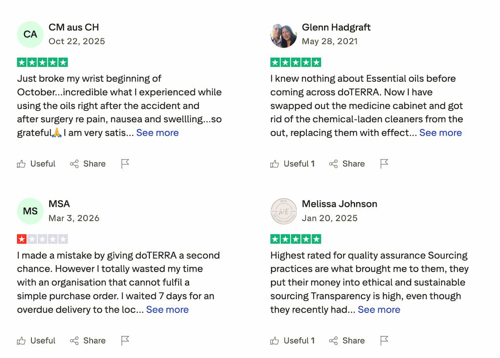 do terra online reviews