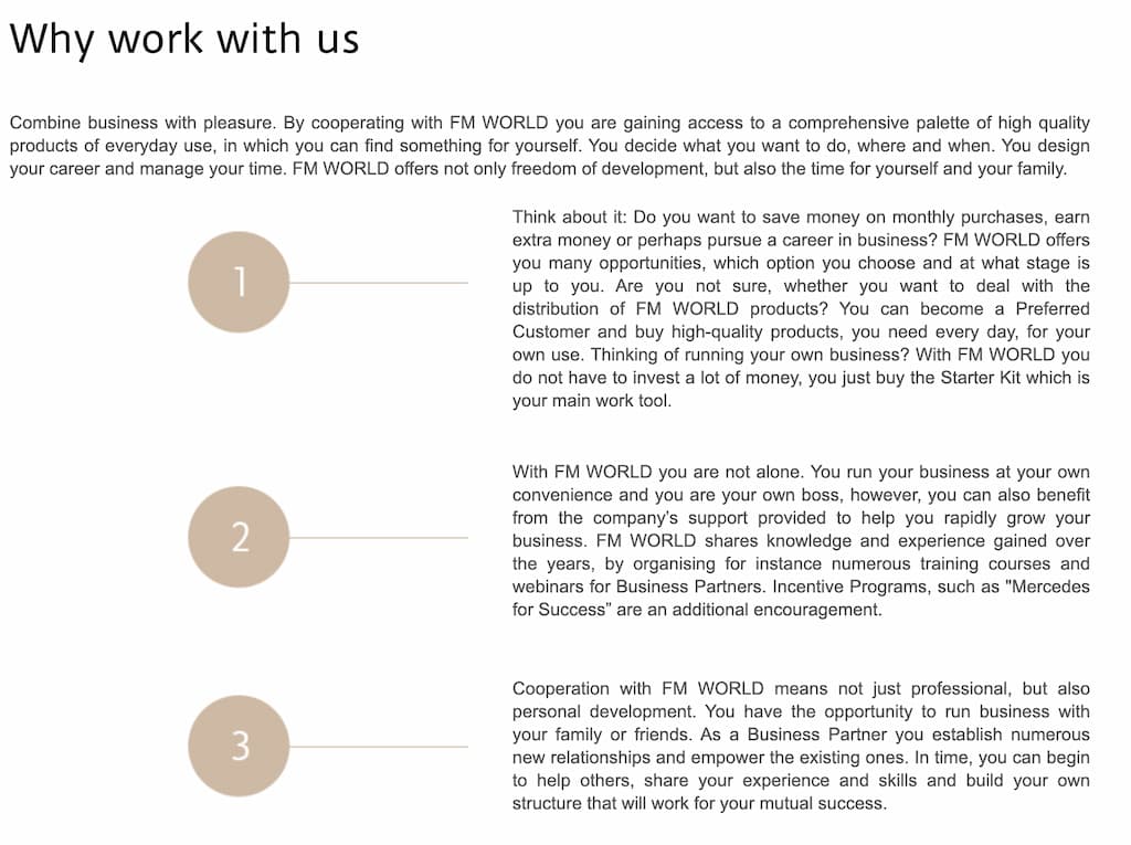 fm world business opportunity