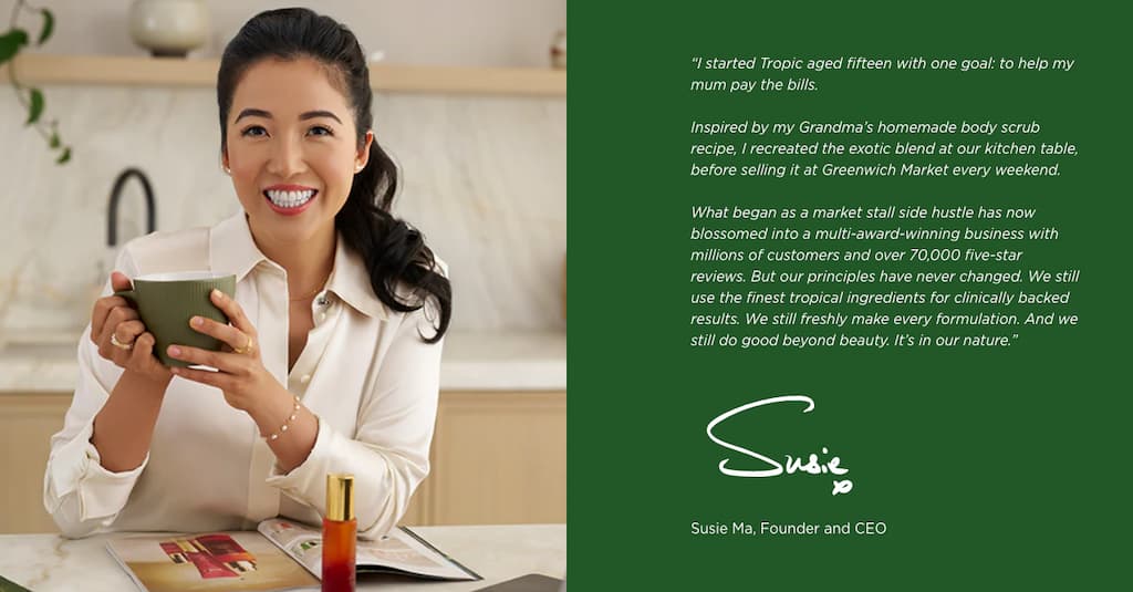 tropic skincare founder image