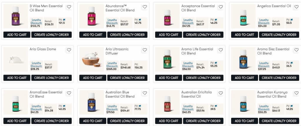 young living mlm products