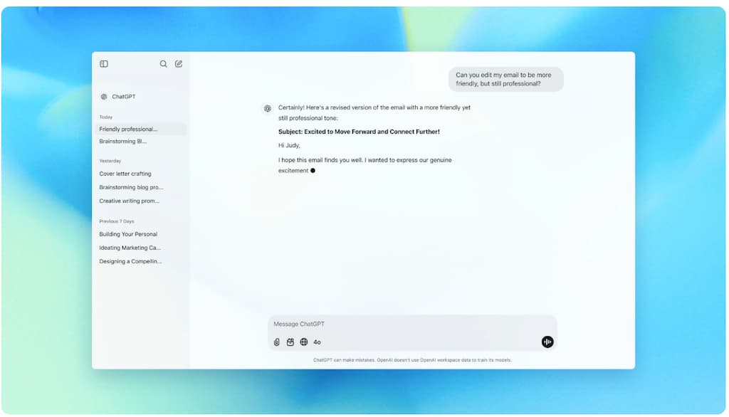 chatgpt screenshot