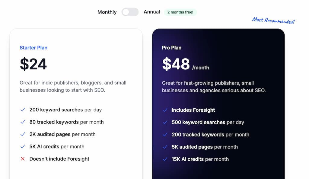 keysearch prices