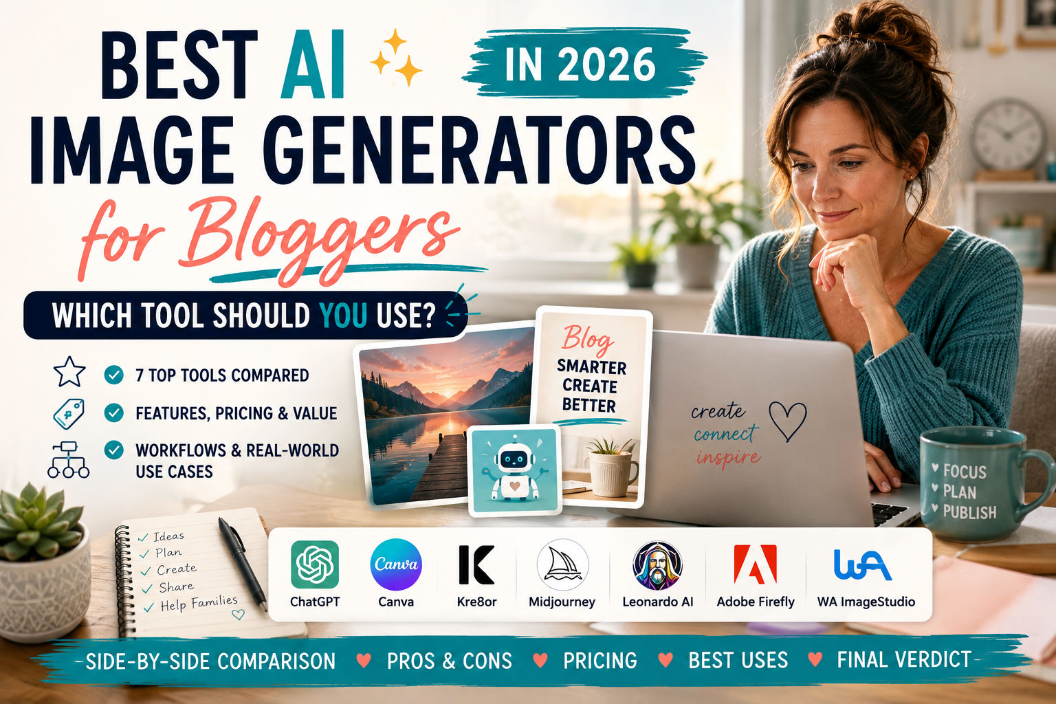 best ai image generators for bloggers 2026